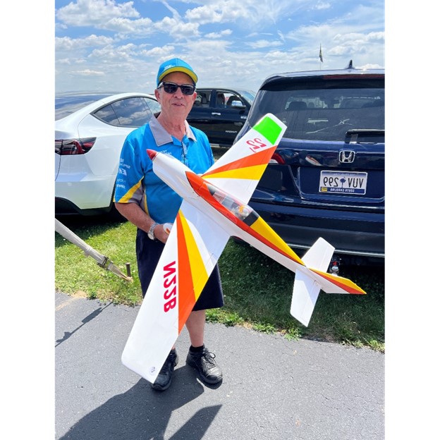 Lloyd Burnham with his Proud Bird EF-1 aircraft!