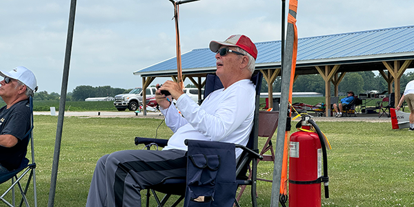Bob Satalino scoring for the Sportsman class. Bob is competing in Advanced.