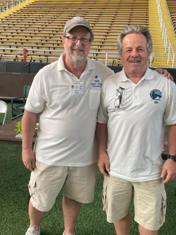 The men who brought us the wonderful 2023 Indoor Nats: Dave Lindley and Bruce Kimball. The men who brought us the wonderful 2023 Indoor Nats: Dave Lindley and Bruce Kimball.