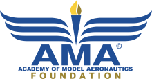 AMA Foundation logo with blue wings and a golden torch.