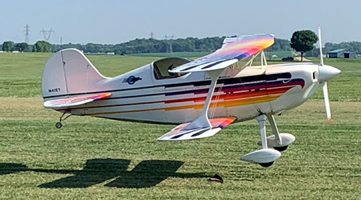 Mike Fearing’s 50% Christen Eagle. 