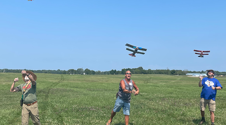 The FAC WWII mass launch.