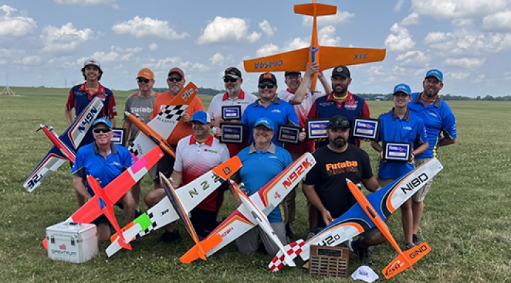 The 2024 AMA Q40 winners: (L-R top) Leo Nordell, James Allen, Dean Stone, Jason Oliver, Jack Kane, Roy Andrassy, Anthony “AJ” Hemken, Brody Freeman, Gary Freeman Jr., (L-R bottom) Mike Helsel, Jason Duda, Dan Kane, and Gino Del Ponte.