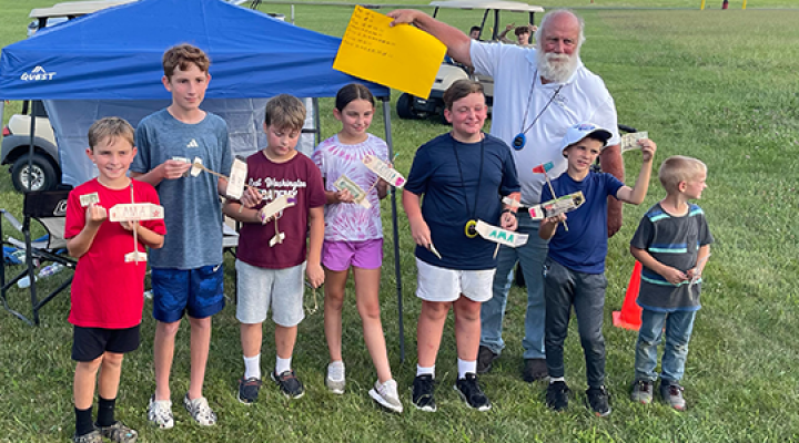 The Build and Fly event, held for kids, occurred on July 22.