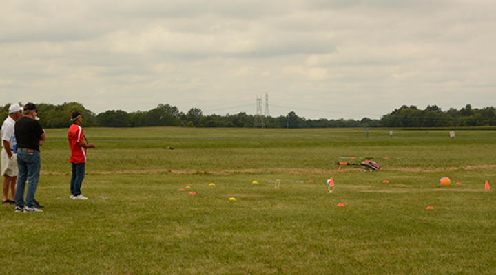 New US Team Pilot Nob Muraki having a go at the ARCCHS precision competition fun event.